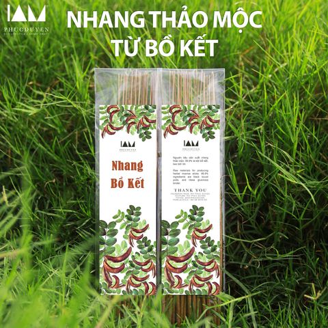 Nhang vỏ quýt, vỏ bưởi, nhang bồ kết. Không mùn cưa. Không hương liệu. Dài 30 cm - 40 cm 270435