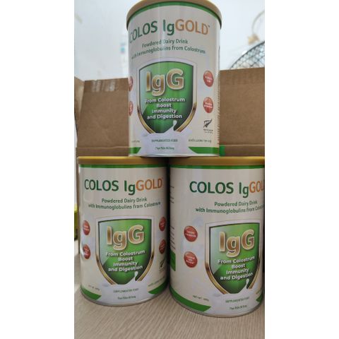 Sữa non Colos IgGold Nhập Khẩu New Zealand - Tăng Cường Miễn Dịch, 450gr/hộp, Bột Sữa Dinh Dưỡng Cho Trẻ Em