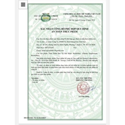 Thực Phẩm Bảo Vệ Sức Khỏe Nuskin ReishiMax 60 Viên - Hỗ Trợ Tăng Cường Sức Đề Kháng và Chống Oxy Hóa