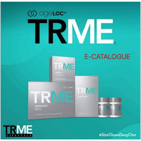 Bộ sản phẩm giảm cân ageLOC TRME - Chương trình chăm sóc sức khỏe toàn diện với thực phẩm bổ sung và công cụ hỗ trợ sống khỏe