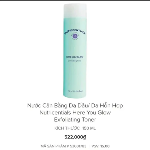 Nước Cân Bằng Nutricentials In Balance pH Toner 150ml - Dưỡng Ẩm, Cân Bằng pH Cho Làn Da Tươi Sáng, Sẵn Sàng Chăm Sóc Da