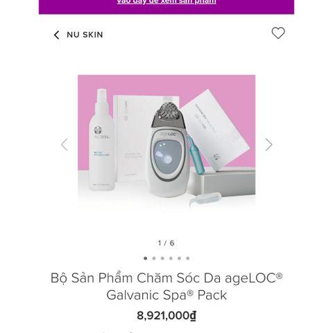 Máy Nâng Cơ Xóa Nhăn Chống Lão Hóa ageLOC Galvanic Spa - Thiết Bị Làm Đẹp Mỹ Giúp Trẻ Hóa Da Mặt, Giảm Nếp Nhăn, Điều Trị Nám Tàn Nhang