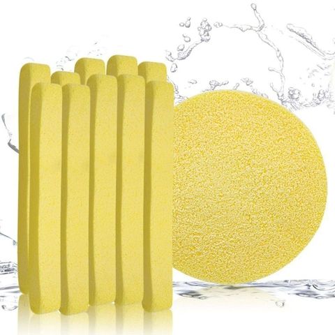 Gói 12 Thanh Mút Bọt Biển Rửa Mặt Chivey - Bông Nở Tự Nhiên Dịu Nhẹ Cho Da Nhạy Cảm, Tẩy Tế Bào Chết, Tiện Dụng Du Lịch