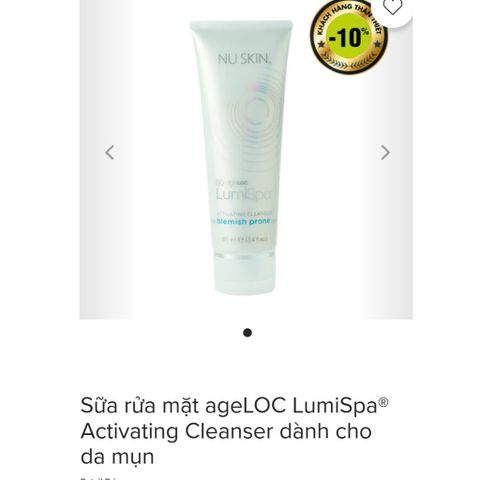 Sữa Rửa Mặt Lumispa Nu.Skin - Dành Cho 5 Loại Da, Làm Sạch Sâu, Ngăn Ngừa Mụn, Dưỡng Ẩm, Hàng Chính Hãng