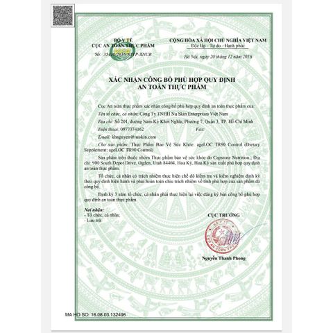 Thực phẩm bảo vệ sức khỏe ageLOC® Y-Span 120v - Hỗ trợ tăng cường sức khỏe, chống oxy hóa cho người trưởng thành