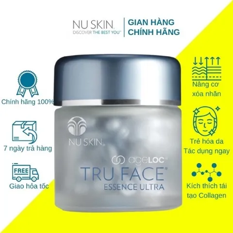 Tinh Chất Tạo Độ Săn Chắc Tru Face Essence Ultra Nu.skin - Giúp Cải Thiện Da Lão Hoá, Duy Trì Tuổi Trẻ, 30ml