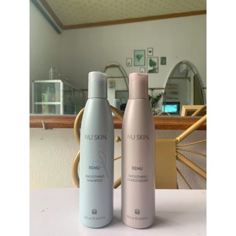 Dầu Gội và Dầu Xả ReNu Smoothing 250ml - Giúp Tóc Mềm Mượt, Bóng Khỏe, Không Xơ Rối, Chăm Sóc Tóc Tối Ưu