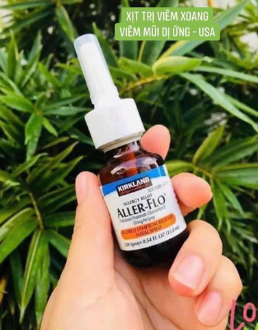 Xịt Mũi Viêm Xoang Kirkland Aller Flo 15.8ml - Giải Pháp Hiệu Quả Cho Tình Trạng Nghẹt Mũi Và Dị Ứng, Hỗ Trợ Sức Khỏe Hô Hấp