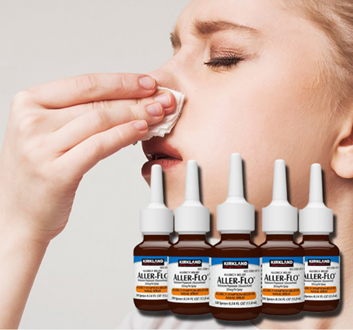 Xịt Mũi Viêm Xoang Kirkland Aller Flo 15.8ml - Giải Pháp Hiệu Quả Cho Tình Trạng Nghẹt Mũi Và Dị Ứng, Hỗ Trợ Sức Khỏe Hô Hấp