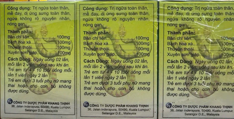 Hoa Xà Bì Phong Hoàn - Hỗ Trợ Giảm Ngứa Da, Viêm Da, Dị Ứng Mẩn Đỏ Hiệu Quả - Thực Phẩm Chức Năng Chăm Sóc Da