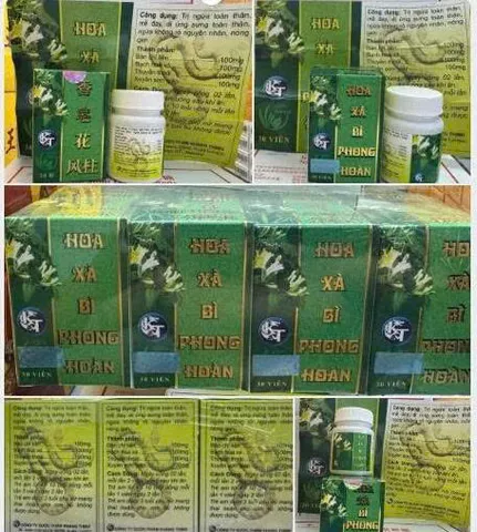 Hoa Xà Bì Phong Hoàn - Hỗ Trợ Giảm Ngứa Da, Viêm Da, Dị Ứng Mẩn Đỏ Hiệu Quả - Thực Phẩm Chức Năng Chăm Sóc Da