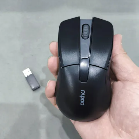 Chuột máy tính không dây Rapoo 1010 - Thiết kế nhỏ gọn, độ phân giải 1000DPI, tuổi thọ pin 6 tháng - Phụ kiện văn phòng tiện lợi