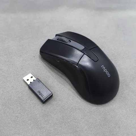 Chuột máy tính không dây Rapoo 1010 - Thiết kế nhỏ gọn, độ phân giải 1000DPI, tuổi thọ pin 6 tháng, lý tưởng cho văn phòng và cá nhân.