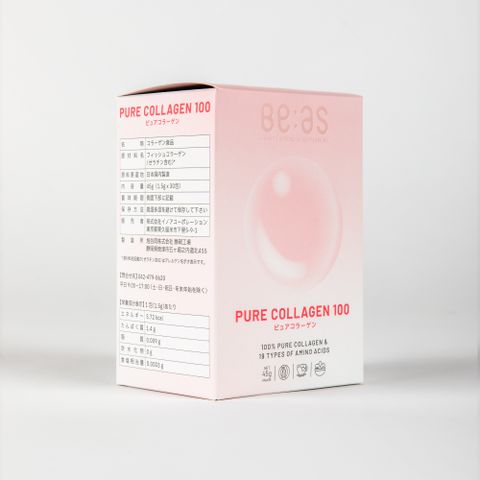 Thực phẩm bảo vệ sức khỏe PURE COLLAGEN 100 - Hỗ trợ cải thiện độ đàn hồi và ẩm cho da, 45g (1.5g x 30 gói)