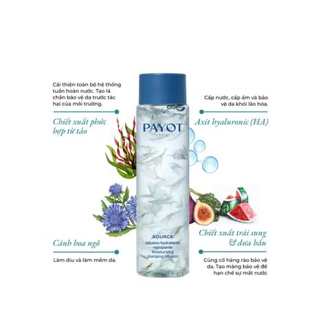 Dưỡng Chất Cấp Ẩm Payot Plumping Priming Infusion 125ml - Kem Dưỡng Da Giúp Mềm Mịn, Bảo Vệ Da Khỏi Tác Động Môi Trường