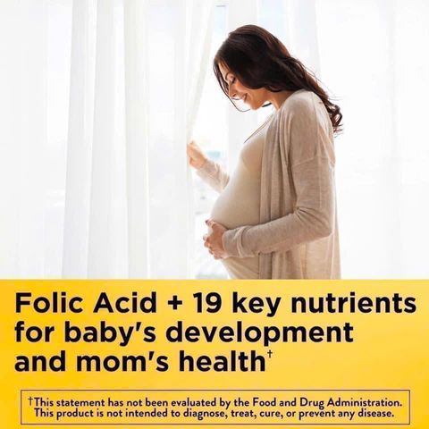 Vitamin Tổng Hợp Prenatal + Folic Acid + DHA 150 Viên - Hỗ Trợ Phát Triển Cho Mẹ Bầu và Thai Nhi - NatureMade Mỹ