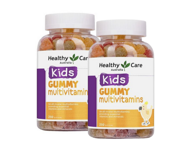 Kẹo Dẻo Gummy Multivitamin Healthy Care 250 Viên - Bổ Sung Vitamin Cho Trẻ Nhỏ, Hương Vị Ngon & Hấp Dẫn, Thiết Kế Dễ Dàng Sử Dụng
