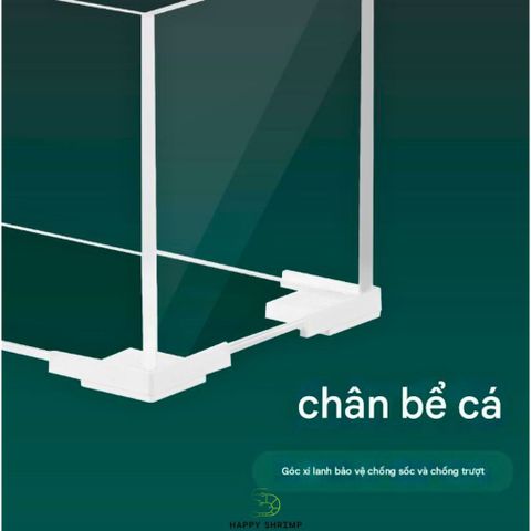 Bộ Chân Đỡ Bể Kính Để Bàn - Bộ 5 Miếng Bọc Góc Chân An Toàn, Dễ Dàng Sử Dụng Cho Hồ Cá Thú Cưng