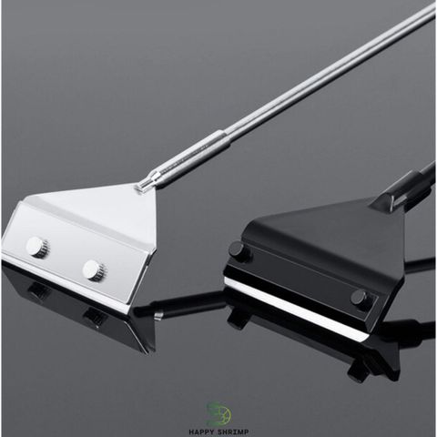 Dao Cạo Rêu Bể Cá Wyin - Không Gỉ, Dài 45cm, Bao Gồm 5 Lưỡi Thay Thế, Vệ Sinh Hồ Kính Hiệu Quả, Phụ Kiện Thủy Sinh