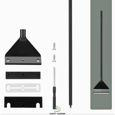 Dao Cạo Rêu Bể Cá Wyin - Không Gỉ, Dài 45cm, Bao Gồm 5 Lưỡi Thay Thế, Vệ Sinh Hồ Kính Hiệu Quả, Phụ Kiện Thủy Sinh