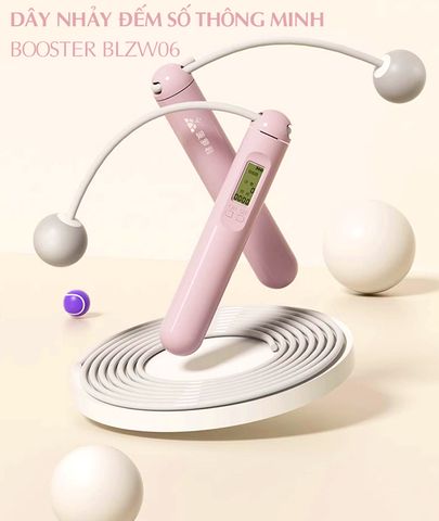 Dây Nhảy Điện Tử Thể Dục Giảm Cân Tự Động - Dây Nhảy Đếm Số Vòng Thông Minh Booster BLZW06, Luyện Tập Nhanh Chóng Tại Nhà