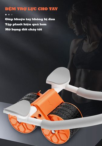 Con Lăn Tập Cơ Bụng Trợ Lực Plank Booster SL-005 - Thiết Kế Thông Minh, Chống Trượt, Tích Hợp Bộ Đếm Thời Gian, Dành Cho Tất Cả Người Tập