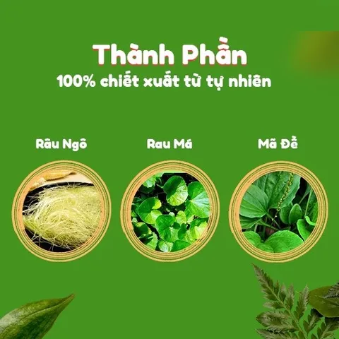 Trà Thảo Mộc Đại Uy Râu Ngô Rau Mã Đề - Giúp Thanh Nhiệt, Mát Gan, Giải Độc, Lợi Tiểu - Hộp 20 Gói x 10g