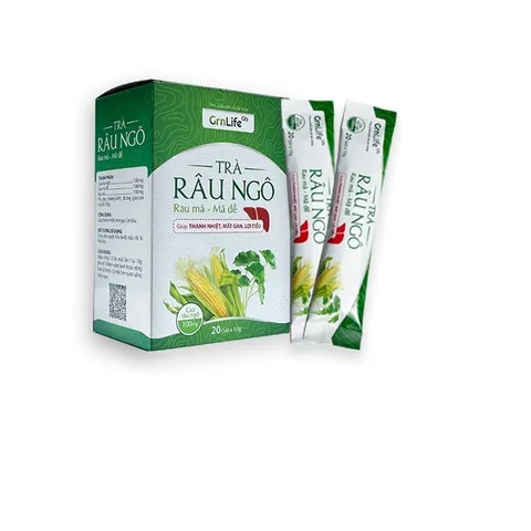 Trà Thảo Mộc Đại Uy Râu Ngô Rau Mã Đề - Giúp Thanh Nhiệt, Mát Gan, Giải Độc, Lợi Tiểu - Hộp 20 Gói x 10g