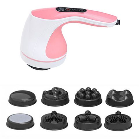 Máy massage cầm tay Puli PL-603AC3 - 8 đầu massage thông minh, châm cứu hồng ngoại giảm đau hiệu quả cho toàn thân