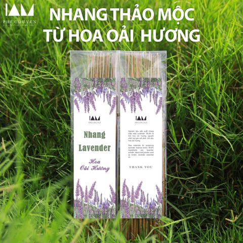 Nhang Thảo Mộc 30cm - Nhang Vỏ Quýt, Vỏ Bưởi, Bồ Kết, Oải Hương và Hương Thảo Tự Nhiên, Thân Thiện Môi Trường
