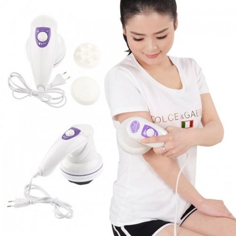 Máy massage bụng cầm tay 3 đầu Puli PL-602 - Giảm đau, làm đẹp da, thư giãn hiệu quả, công nghệ Hàn Quốc, quà tặng sức khỏe lý tưởng