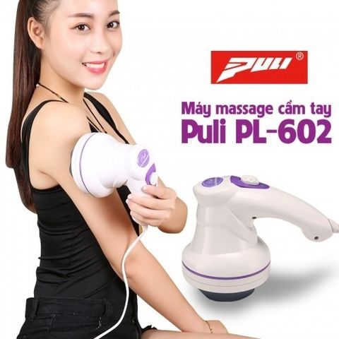 Máy massage bụng cầm tay 3 đầu Puli PL-602 - Giảm đau, làm đẹp da, thư giãn hiệu quả, công nghệ Hàn Quốc, quà tặng sức khỏe lý tưởng