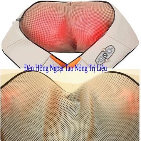Đai massage cổ vai gáy hồng ngoại PULI PL-901 - Máy massage nhiệt 2 con lăn giảm đau hiệu quả, chăm sóc sức khỏe tại nhà
