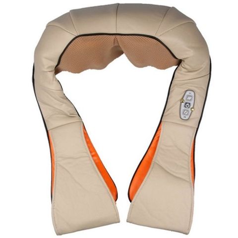 Đai massage cổ vai gáy hồng ngoại PULI PL-901 - Máy massage nhiệt 2 con lăn giảm đau hiệu quả, chăm sóc sức khỏe tại nhà