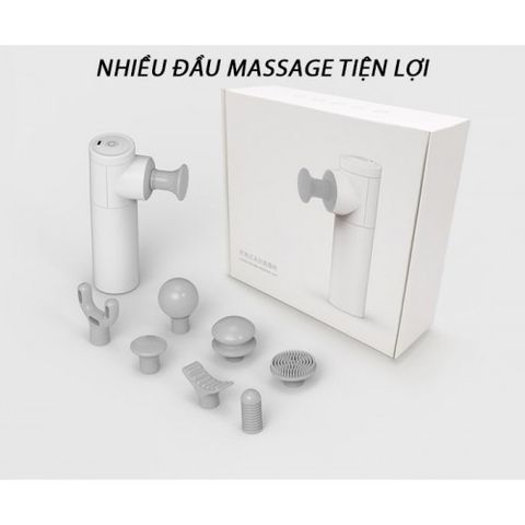 Súng Massage Cầm Tay Mini Puli PL-657 - 7 Đầu Massage Đa Năng, Pin Sạc 4 Giờ, Thiết Kế Hiện Đại, Giải Tỏa Căng Thẳng