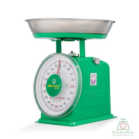 Cân Đồng Hồ Lò Xo Hoa Sen 1kg - Cân Tiểu Ly Chính Xác, Bền Bỉ Dùng Gia Đình và Tiểu Thương