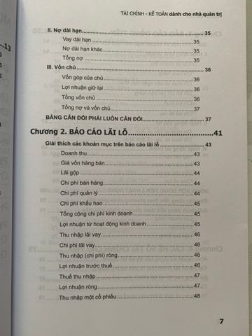Tài Chính Kế Toán - Dành Cho Nhà Quản tri