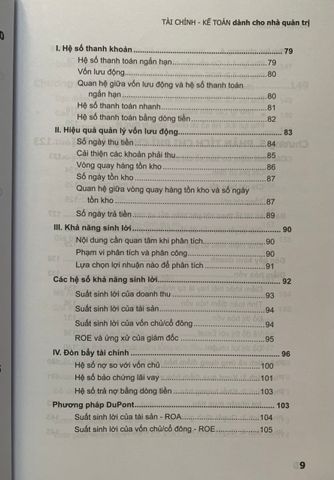 Tài Chính Kế Toán - Dành Cho Nhà Quản tri