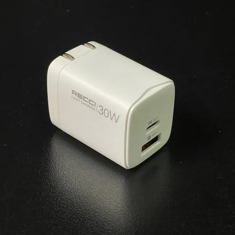 Củ Sạc Nhanh Recci 30W 2 Cổng - Sạc Siêu Tốc PD, QC, Nhỏ Gọn, Tương Thích Cho iPhone, Android, Laptop - Sạc Đa Năng, An Toàn.