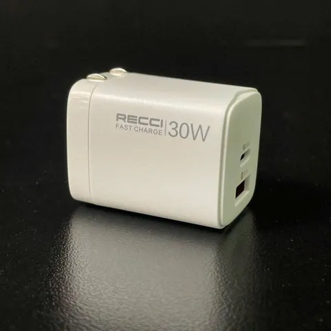 Củ Sạc Nhanh Recci 30W 2 Cổng - Sạc Siêu Tốc PD, QC, Nhỏ Gọn, Tương Thích Cho iPhone, Android, Laptop - Sạc Đa Năng, An Toàn.