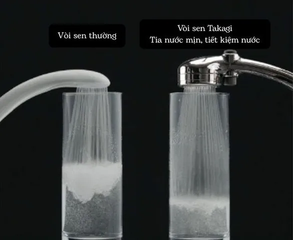 Vòi sen tắm mạ WT có nút dừng Takagi (JSB022MAS)