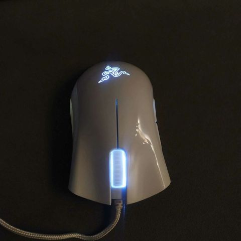 Chuột Razer DeathAdder Elite Essential Trắng OEM 3500dpi - Chuột Gaming 5 Nút Cho PC và Laptop