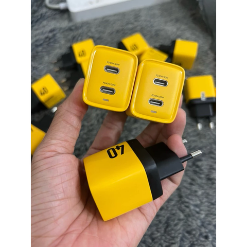 Củ Sạc Nhanh 40W Wekome - 2 Cổng Siêu Tốc Nhỏ Gọn, Sạc Nhanh Cho Điện Thoại và Máy Tính Bảng