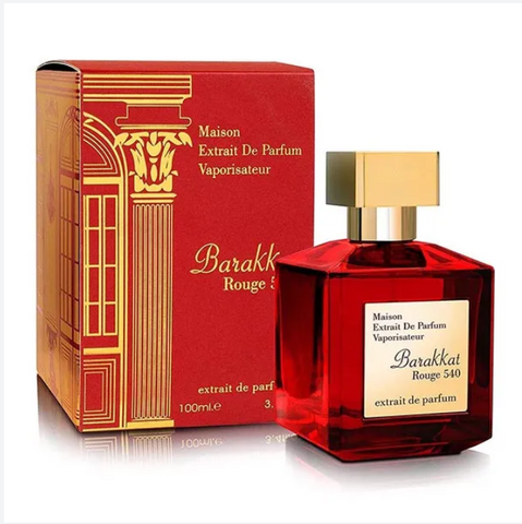 Nước Hoa Barakkat Rouge 540 100ml - Hương Thơm Quyến Rũ Từ Dubai, Sản Phẩm Sang Trọng Cho Phụ Nữ Yêu Thích Sự Khác Biệt