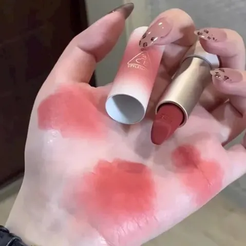 Set son 3CE cashmere HUG Me lipstick 07 + son mini