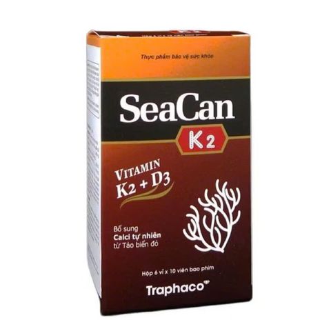 SeaCan Plus - Bổ Sung Canxi Từ Tảo Biển Đỏ Nhập Khẩu, Giúp Xương Khỏe Mạnh, Vitamin D3 Tăng Cường Hấp Thụ Canxi