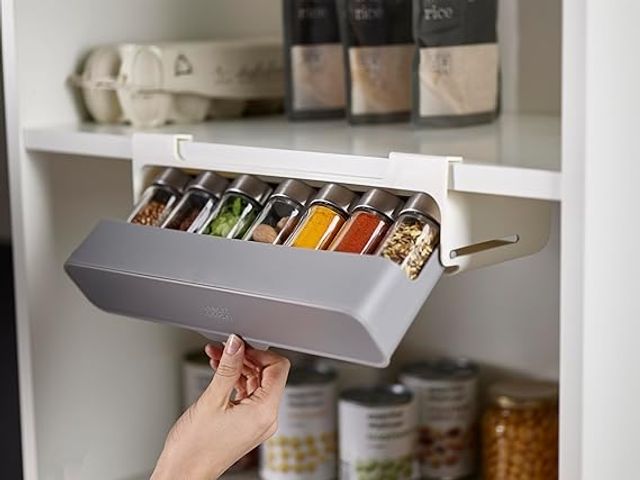 Giá Treo Gia Vị Thông Minh Joseph Joseph 85147 - Kệ Sắp Xếp Tiện Lợi, Phù Hợp Với Nhiều Lọ Gia Vị, Tiết Kiệm Không Gian Bếp