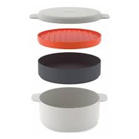 Nồi Cơm Điện Joseph Joseph M-Cuisine 45001 - Nấu Cơm Đơn Giản Trong Lò Vi Sóng - Dung Tích 2L, An Toàn Với Máy Rửa Bát