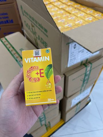 Viên Uống Vitamin C+E - Hỗ Trợ Làm Đẹp Da, Tăng Cường Sức Đề Kháng, Chống Oxy Hóa Cao Cho Phụ Nữ Tuổi Sinh Sản