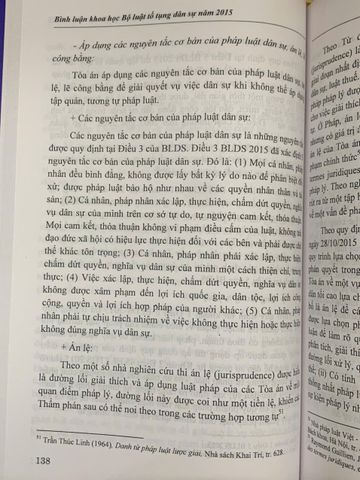 Bình luận khoa học Bộ Luật Tố Tụng Dân Sự 2015 - Sách Pháp Luật Chuyên Khảo của PGS.TS Trần Anh Tuấn
